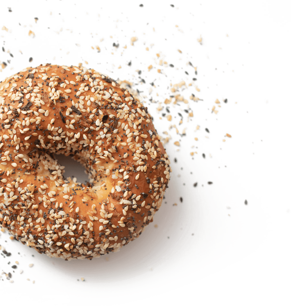 Edith's hand-twisted bagel