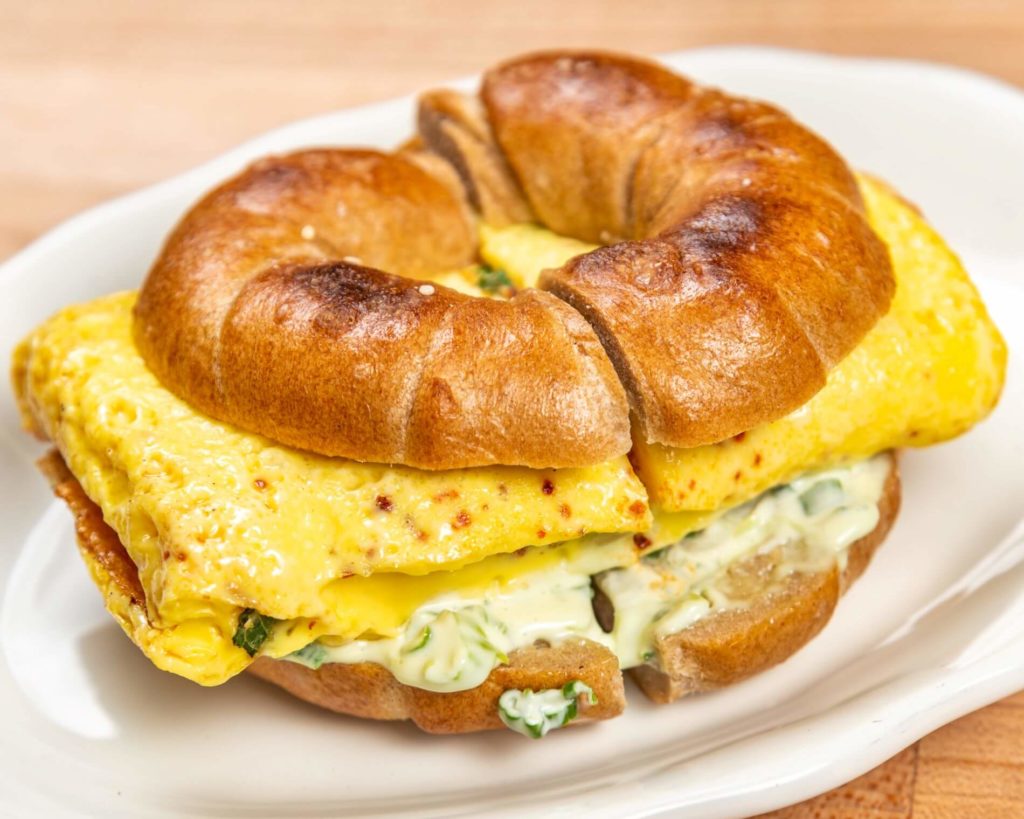 Middle Eastern breakfast sandwich